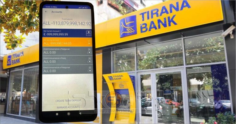 tirana bank 1 mld euro minus 0