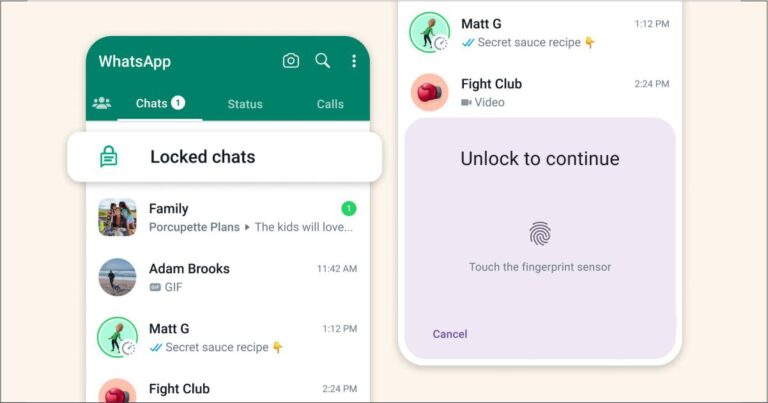 whatsapp chat lock 2023