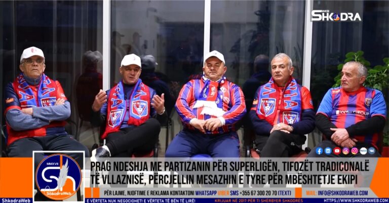 tifoze kuqeblu mesazh partizani 2024