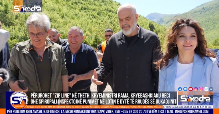 edi rama benet beci theth zip line 2024